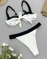 U-Bar Colorblock Bikini Set - Voldina