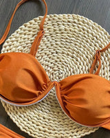 Underwired V-Wire Bikini Set - Voldina